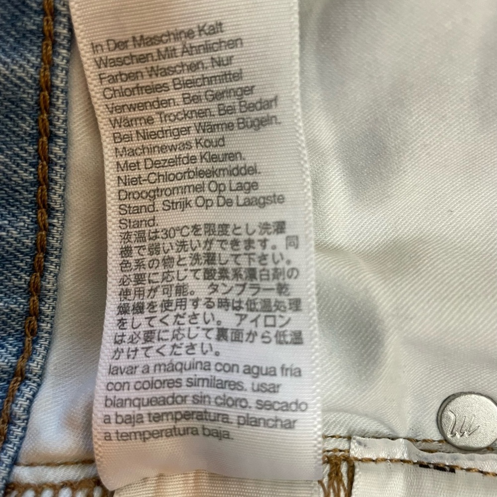 Madewell The Perfect Vintage Straight High Rise Light Medium Blue Wash Size 29 - Picture 15 of 16